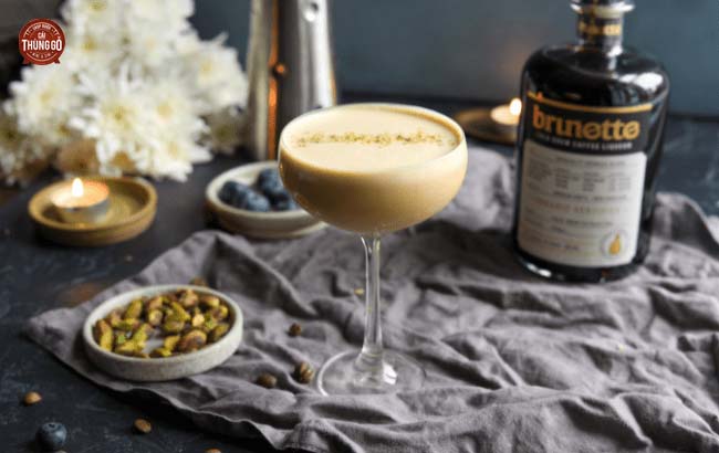 Blueberry & Pistachio Espresso Martini