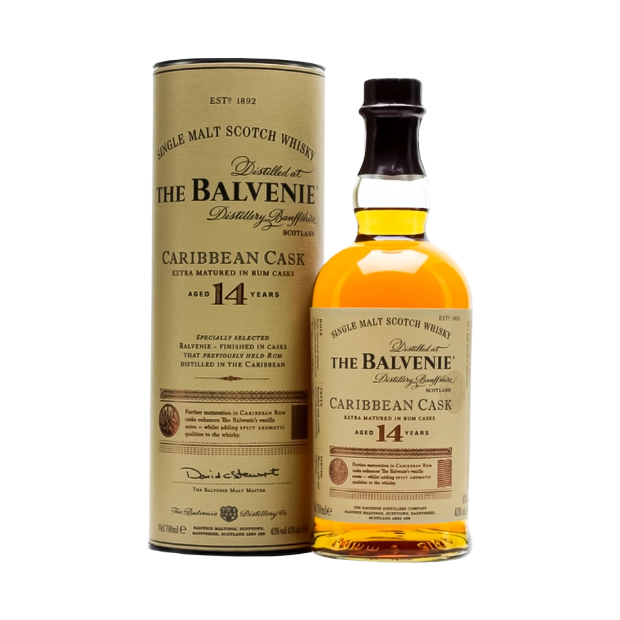 Rượu Whisky Scotland Balvenie 14YO Caribbean Cask S