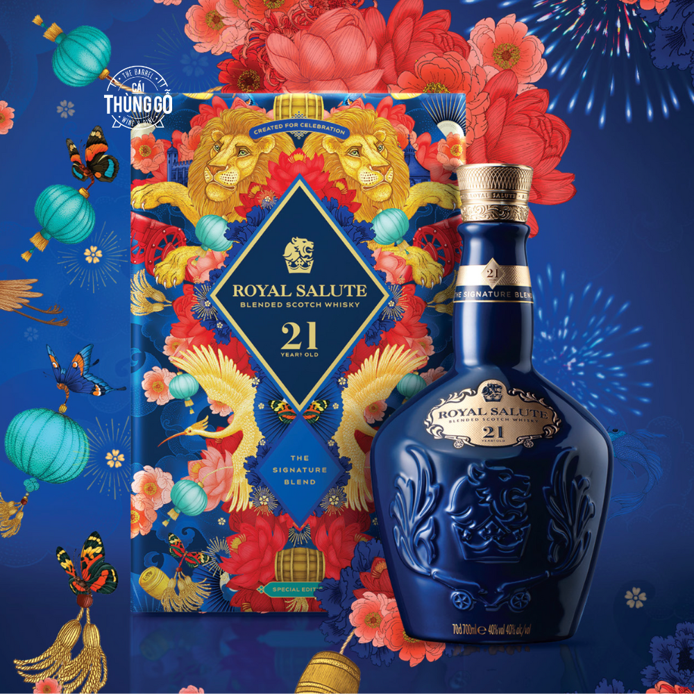 Rượu Hộp Quà Scotland Royal Salute 21Yo Tết 2026 700ml G
