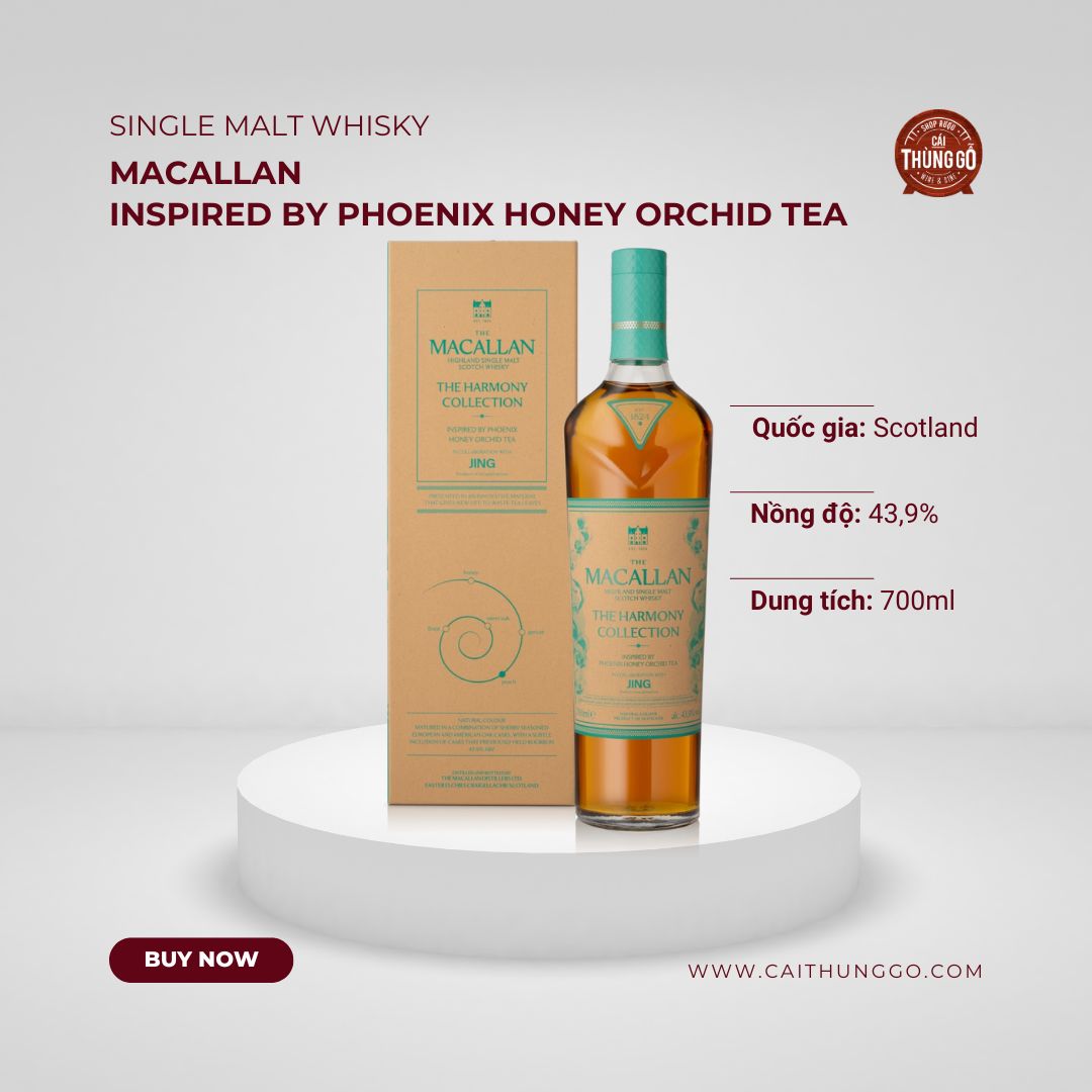 Rượu Whisky Single Malt Scotland Macallan The Harmony Inspired By Phoenix Honey Orchid Tea 700ml G