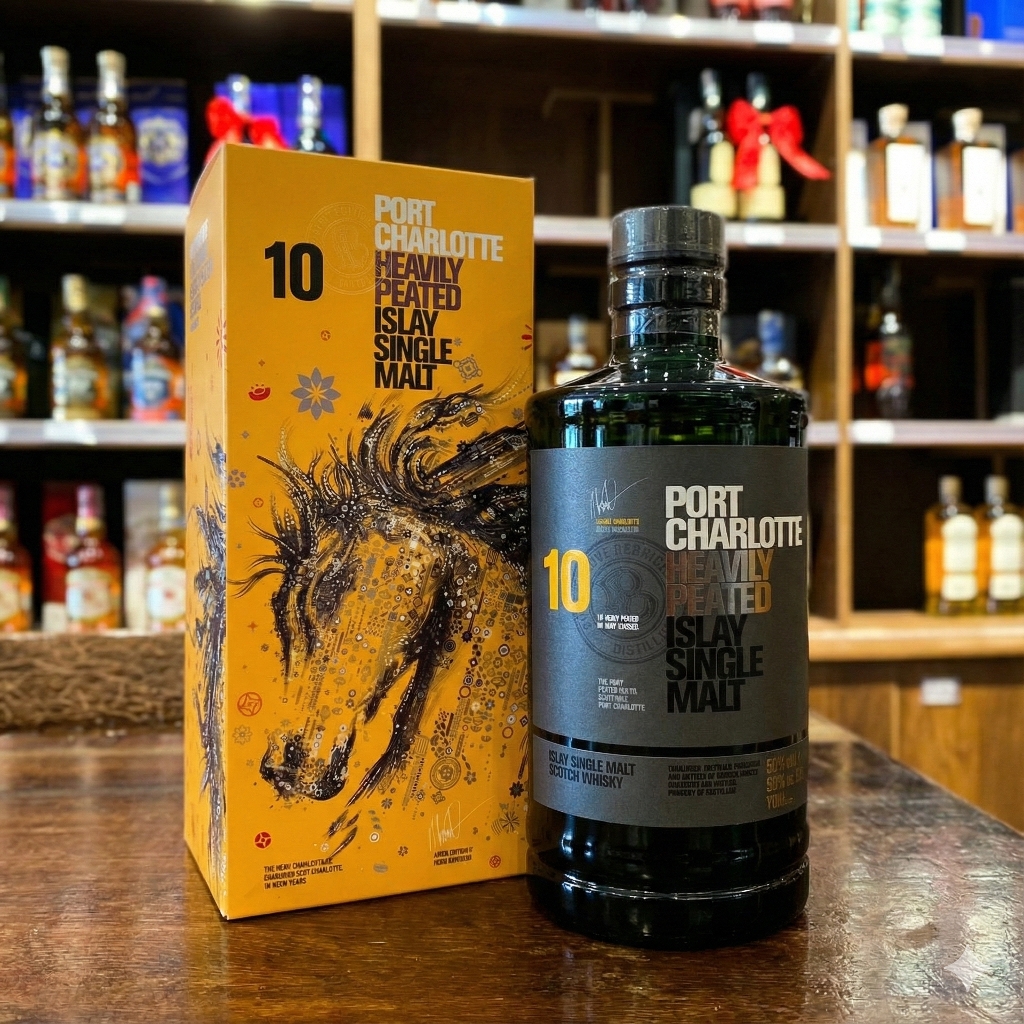 Rượu Whisky Scotland Port Charlotte 10YO Islay 700ml G