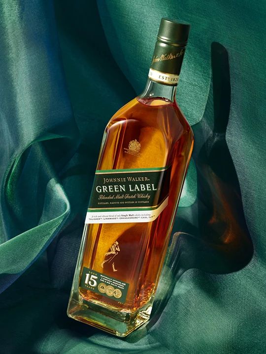 Rượu Whisky Scotland Johnnie Walker Green Label 15YO 750ml G
