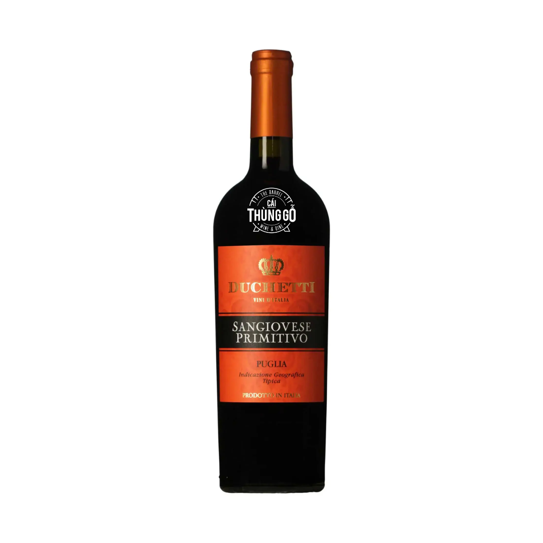 Rượu Vang Đỏ Ý Duchetti Sangiovese Primitivo 750ml G