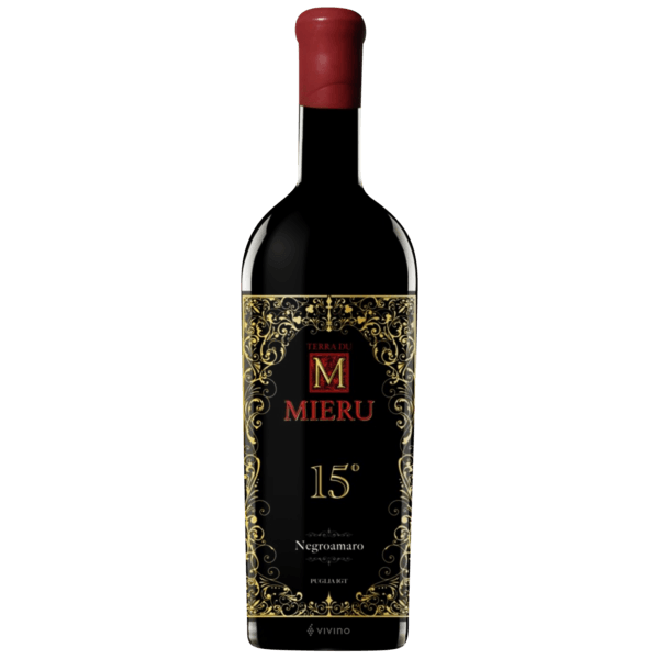 Rượu Vang Đỏ Ý Terra Du Mieru 15 % Negroamaro G