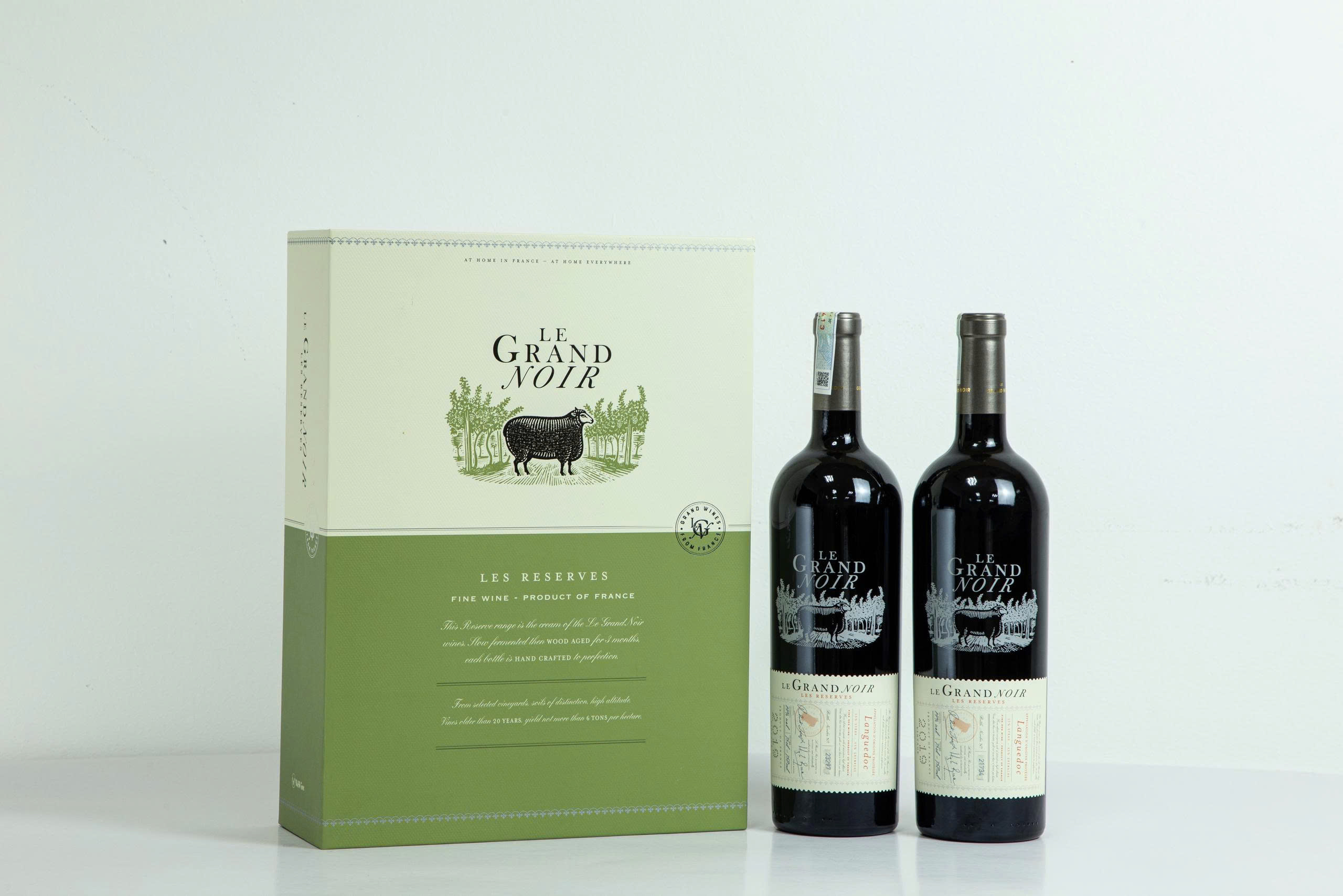 Rượu Vang Đỏ Pháp Le Grand Noir Les Reserves 750ml G