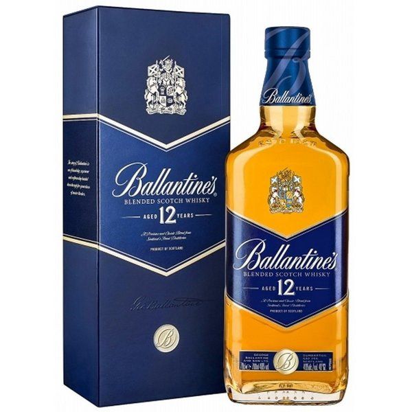 Rượu Whisky Scotland Ballantine's 12YO Vuông 750ml S