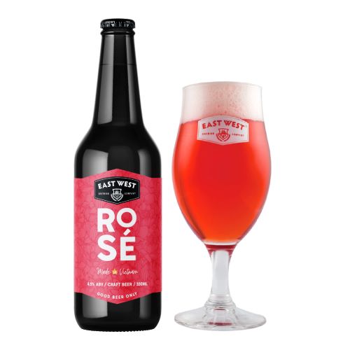 Bia East West SAIGON ROSE (Chai) 330ml/24b