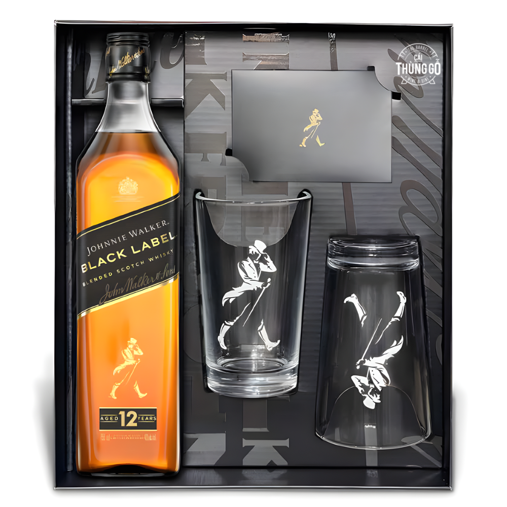 Rượu Hộp Quà Scotland Johnnie Walker Black Label Tết 2026 750ml G