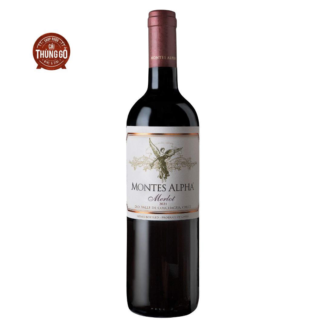 Rượu Vang Đỏ Chile Montes Alpha Merlot 750ml G