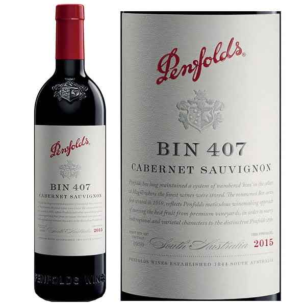 Rượu Vang Đỏ Úc Penfolds Bin 407 Cabernet Sauvignon 2022 750ml G