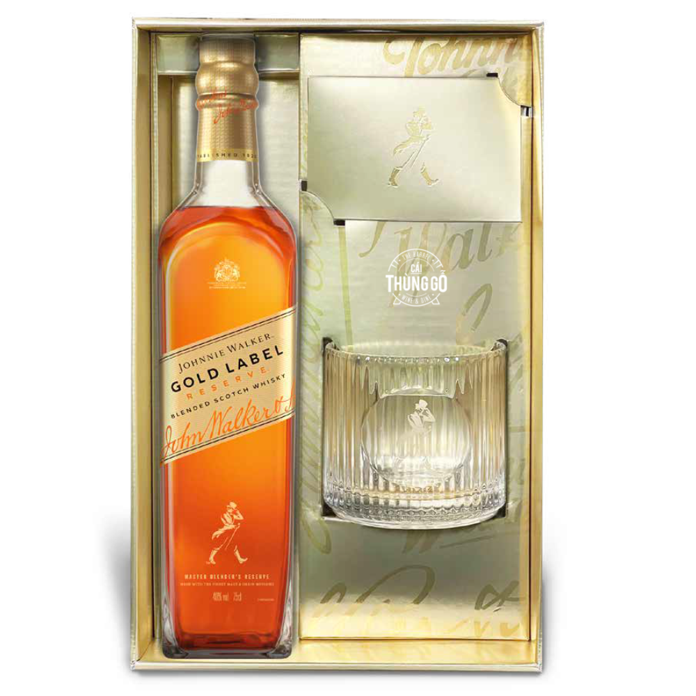 Rượu Hộp Quà Scotland Johnnie Walker Gold Label Reserve Tết 2026 750ml G