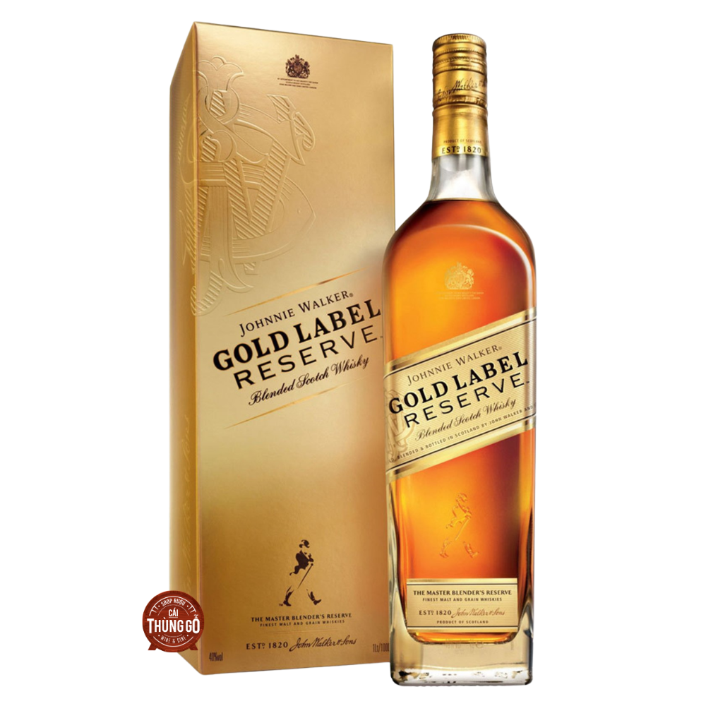 Rượu Whisky Scotland Johnnie Walker Gold Label Reserve 750ml G