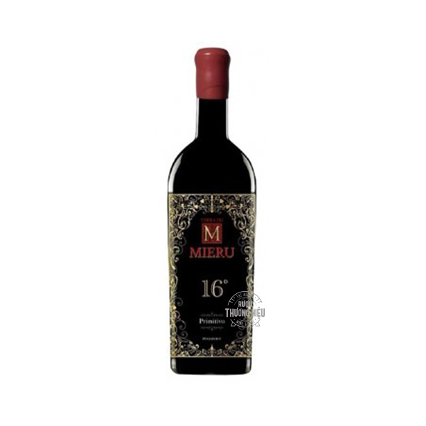 Rượu Vang Đỏ Ý Terra Du Mieru 16% Primitivo G