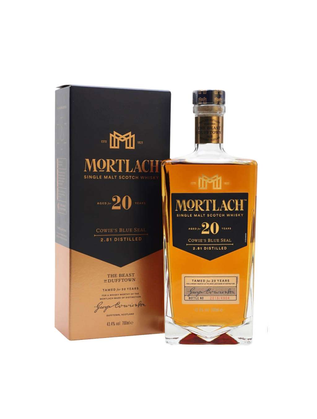 Rượu Whisky Scotland Mortlach 20Yo Cowie'S Blue Seal Smsw 700Ml G