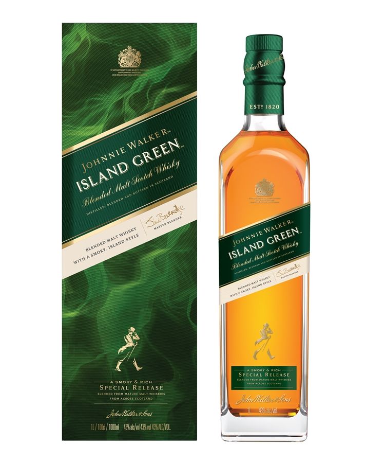Rượu Whisky Scotland Johnnie Walker Island Green 1L S
