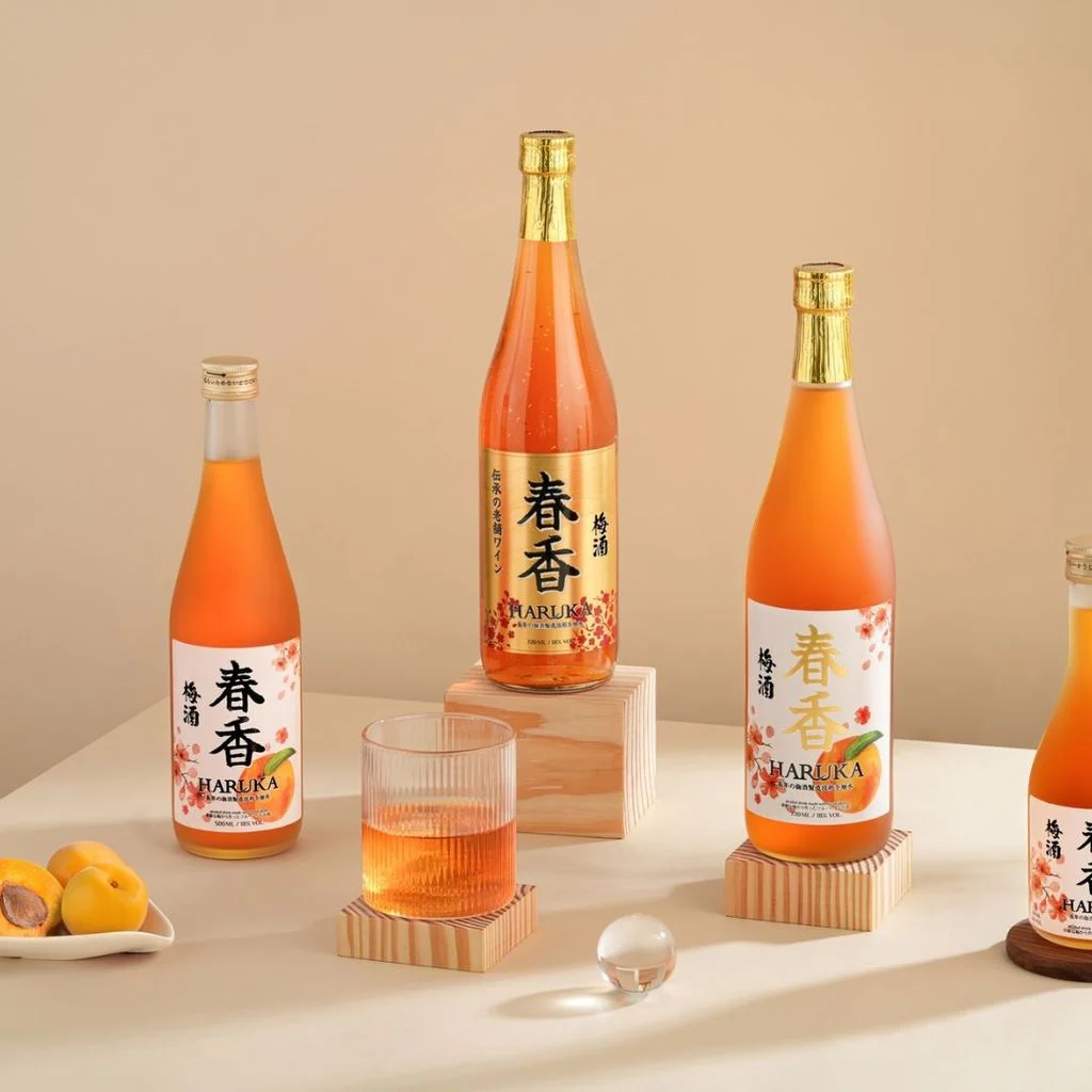 Rượu Mơ Nhật Haruka Vảy Vàng 720ml G