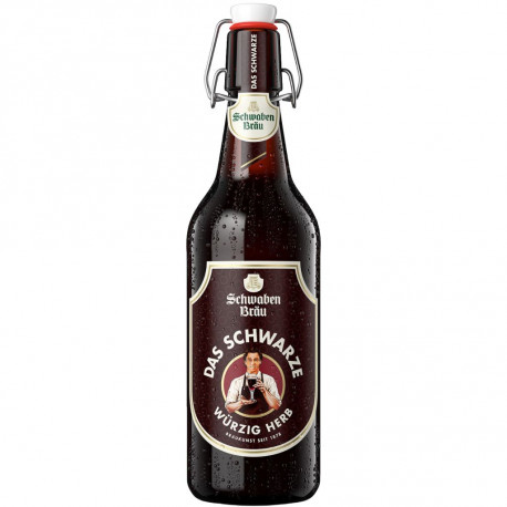 Bia Đức Schwaben Bräu Das Schwaze 500ml – Thùng 20 chai G