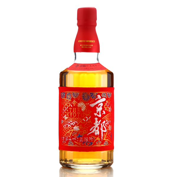 Rượu Whisky Nhật The Kyoto Whisky Nishijin Ori Aka-Obi 700ml G