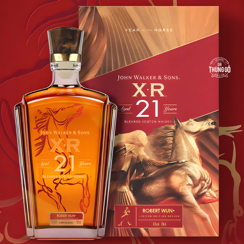 Rượu Hộp Quà Scotland Johnnie Walker XR 21Yo Tết 2026 750ml G