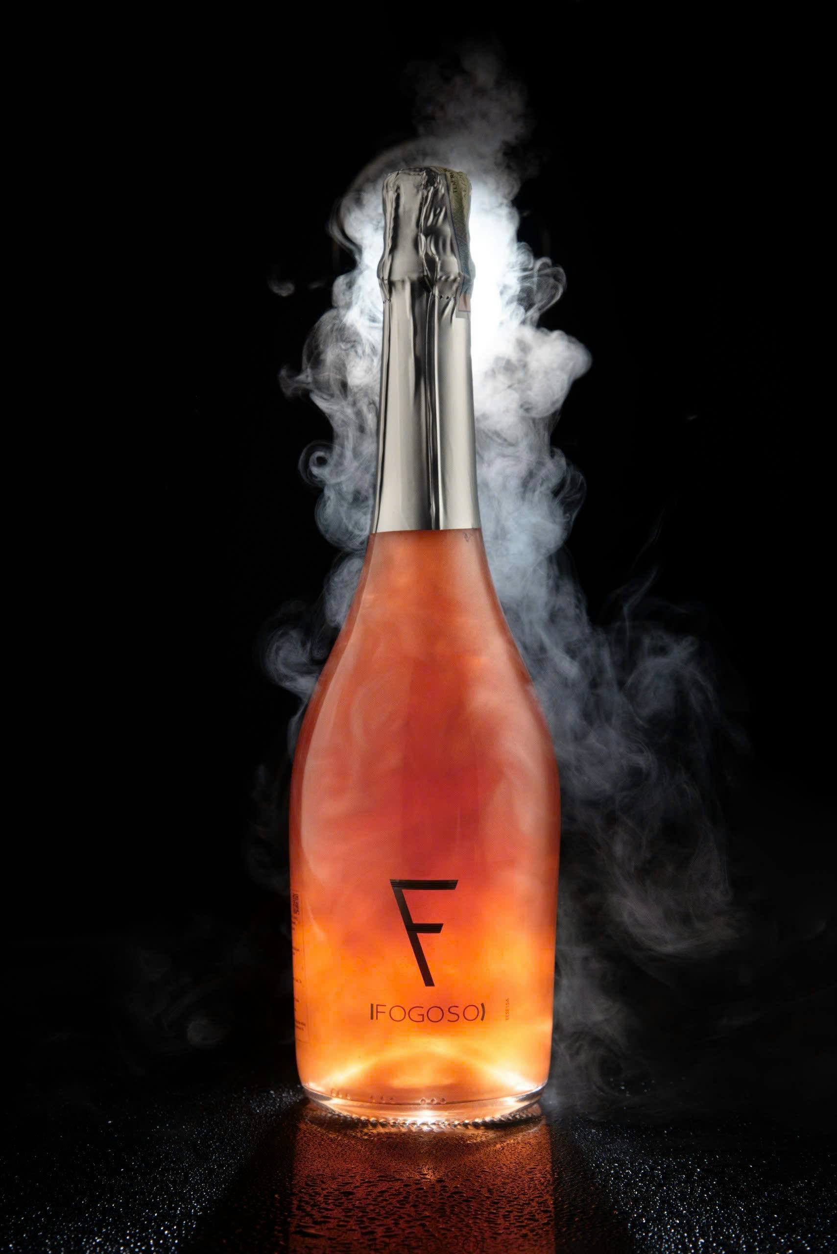 Rượu Vang Nổ Tây Ban Nha Fogoso Rosa Có Đèn 750ml G