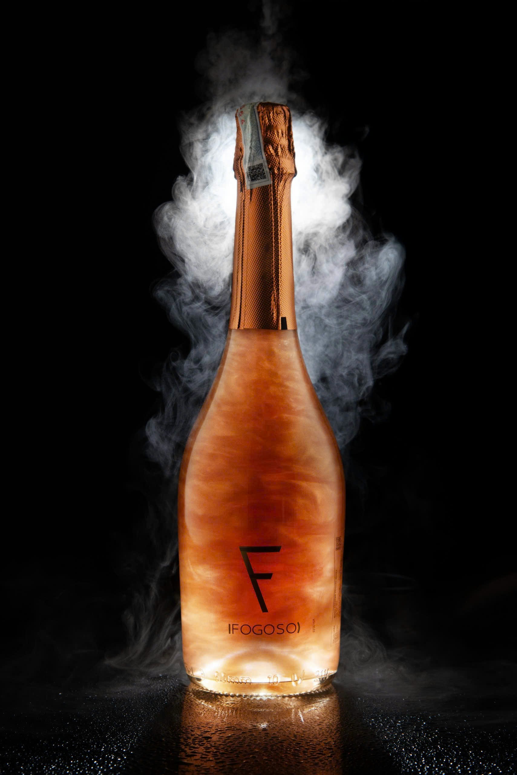 Rượu Vang Nổ Tây Ban Nha Fogoso Bronce Có Đèn 750ml G