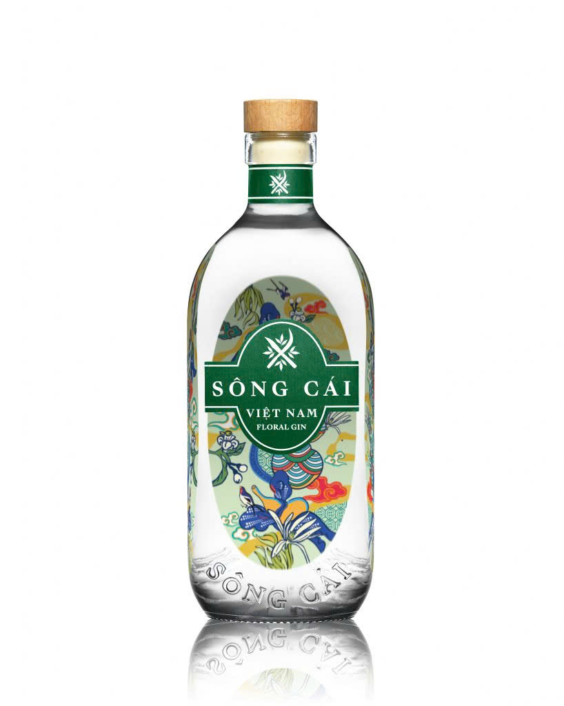 Rượu Gin Việt Nam Sông Cái Floral Gin 700ml G