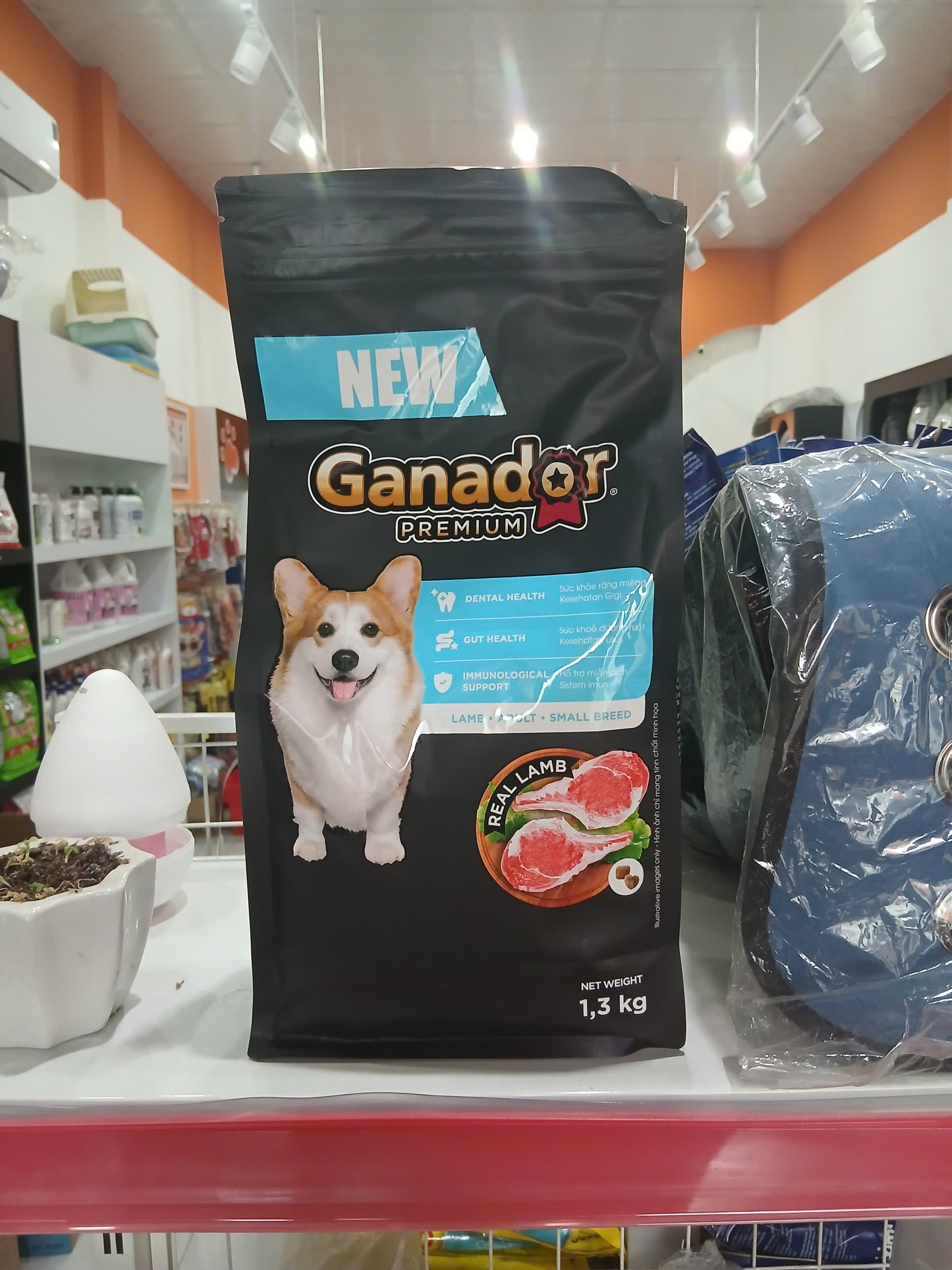 GANADOR PREMIUM DOG ADULT SMALL BREED WITH LAMB_7.8KG (6X1.3KG) VN THỨC ĂN CHÓ