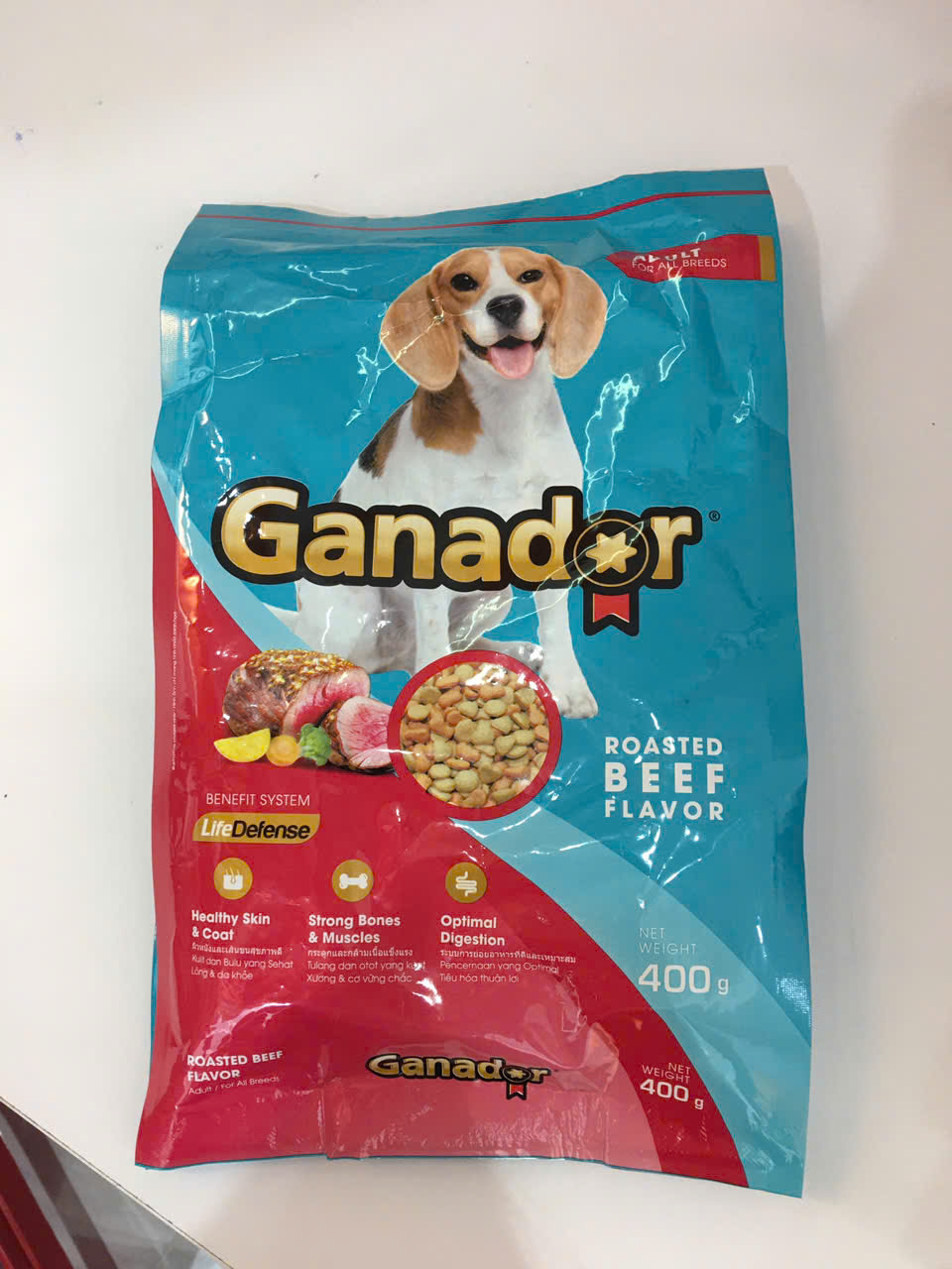 Ganador Adult Roasted Beef Flavor-Bao 20kg(50x400g)-Thức ăn chó