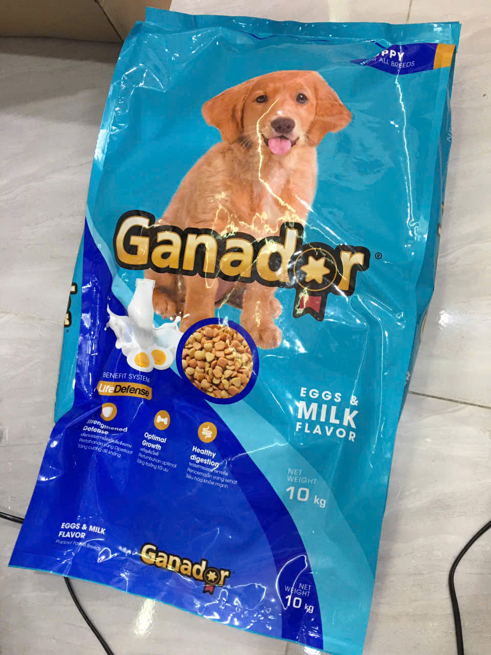 Ganador Puppy Egg&Milk Flavor-Bao 10kg-Thức ăn chó