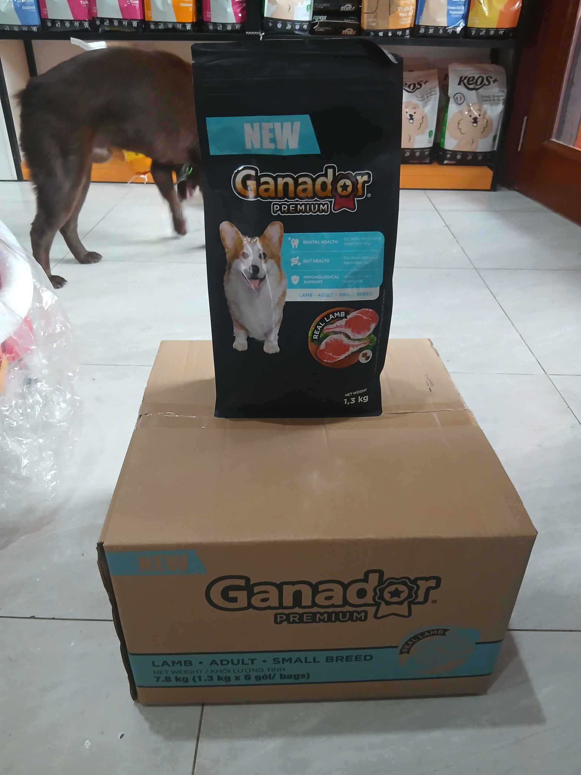 GANADOR PREMIUM DOG ADULT SMALL BREED WITH LAMB_7.8KG (6X1.3KG) VN THỨC ĂN CHÓ