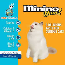 Minino Yum Seafood Mix Flavor-Thùng 9kg(6x1.5kg)-Thức ăn mèo