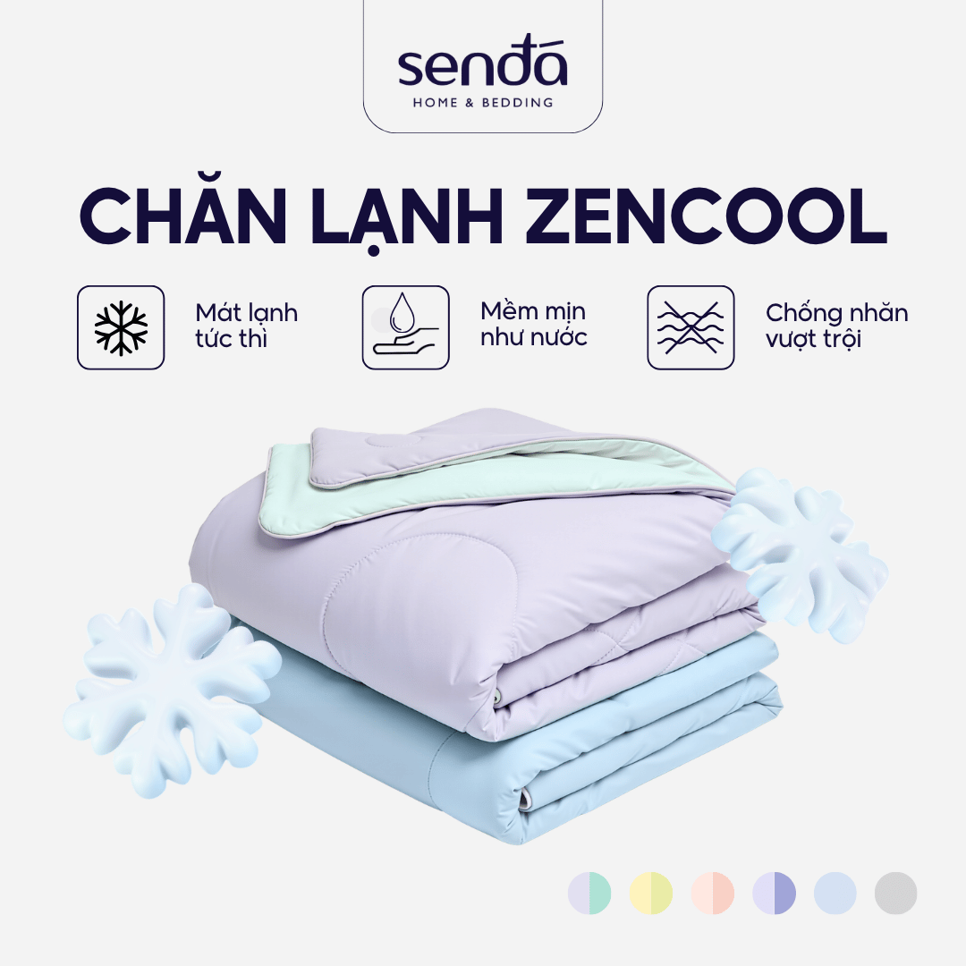 Chăn lạnh ZenCool - Chạm là mát, ngủ là ngon