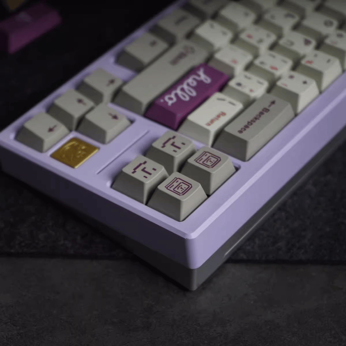 Keycap CMK PBT Purple Geek