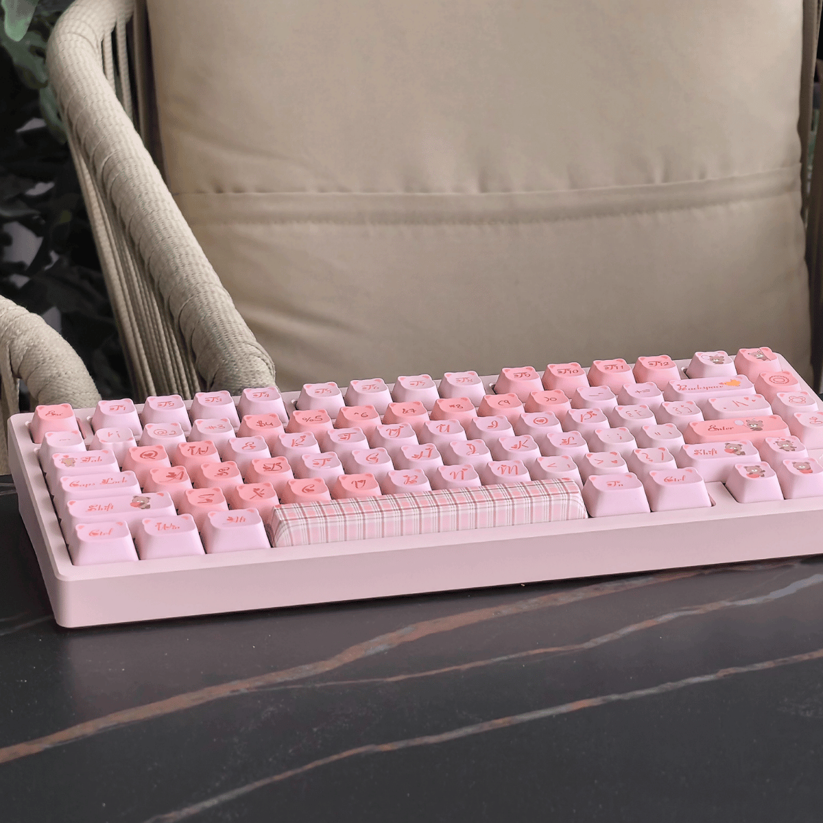 Keycap NDN Cute Bear PBT Dye-sub PDA Profile