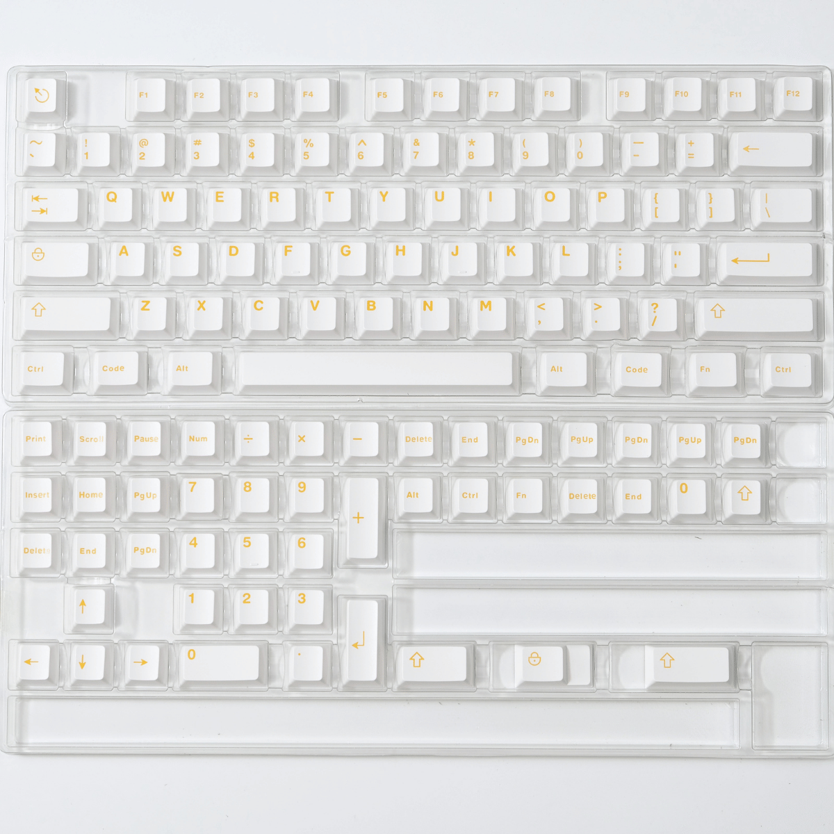 Keycap Aifei ABS Color on White ABS Double-shot Cherry Profile