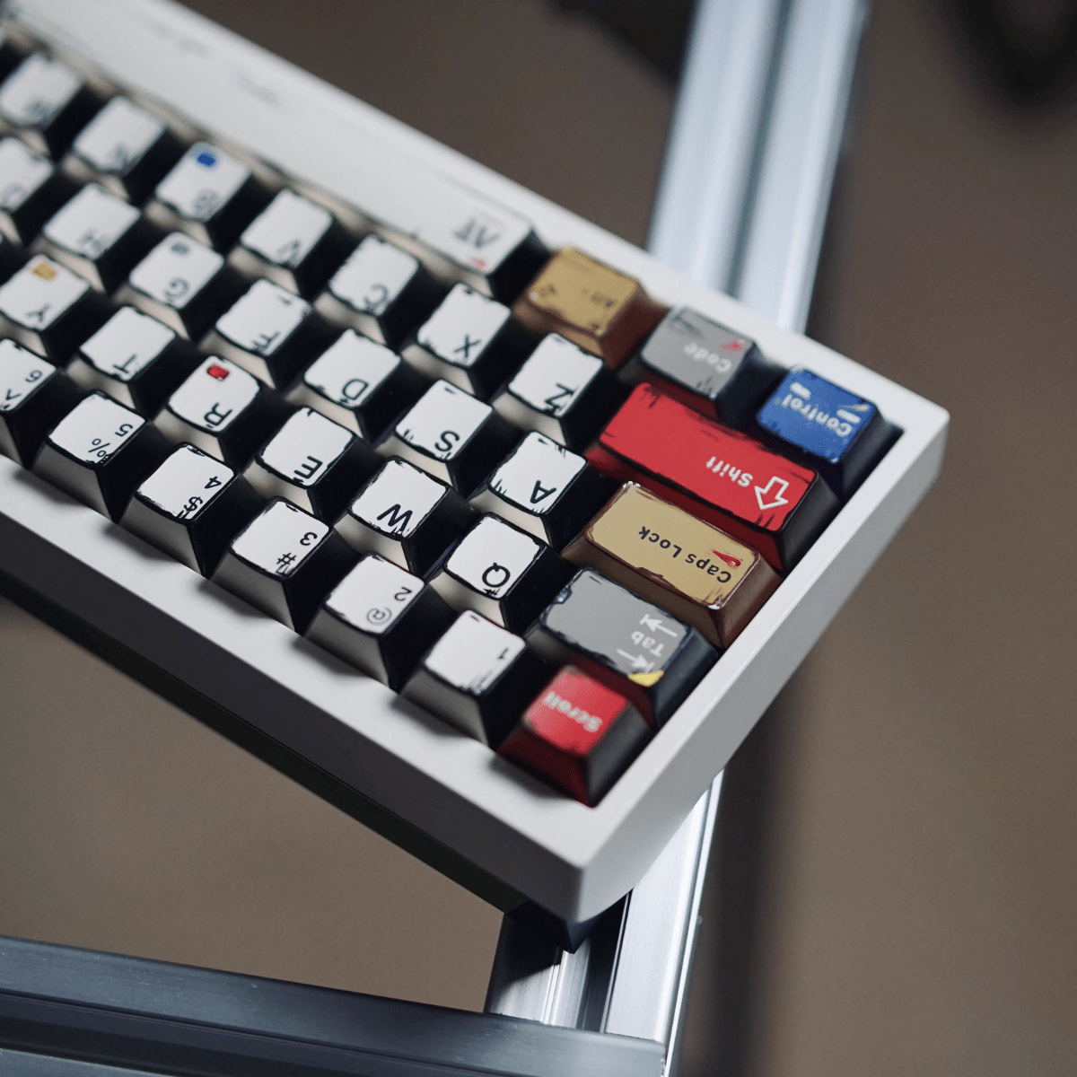 Keycap NDN Comic Style Mix Color PBT Dye-sub Cherry Profile