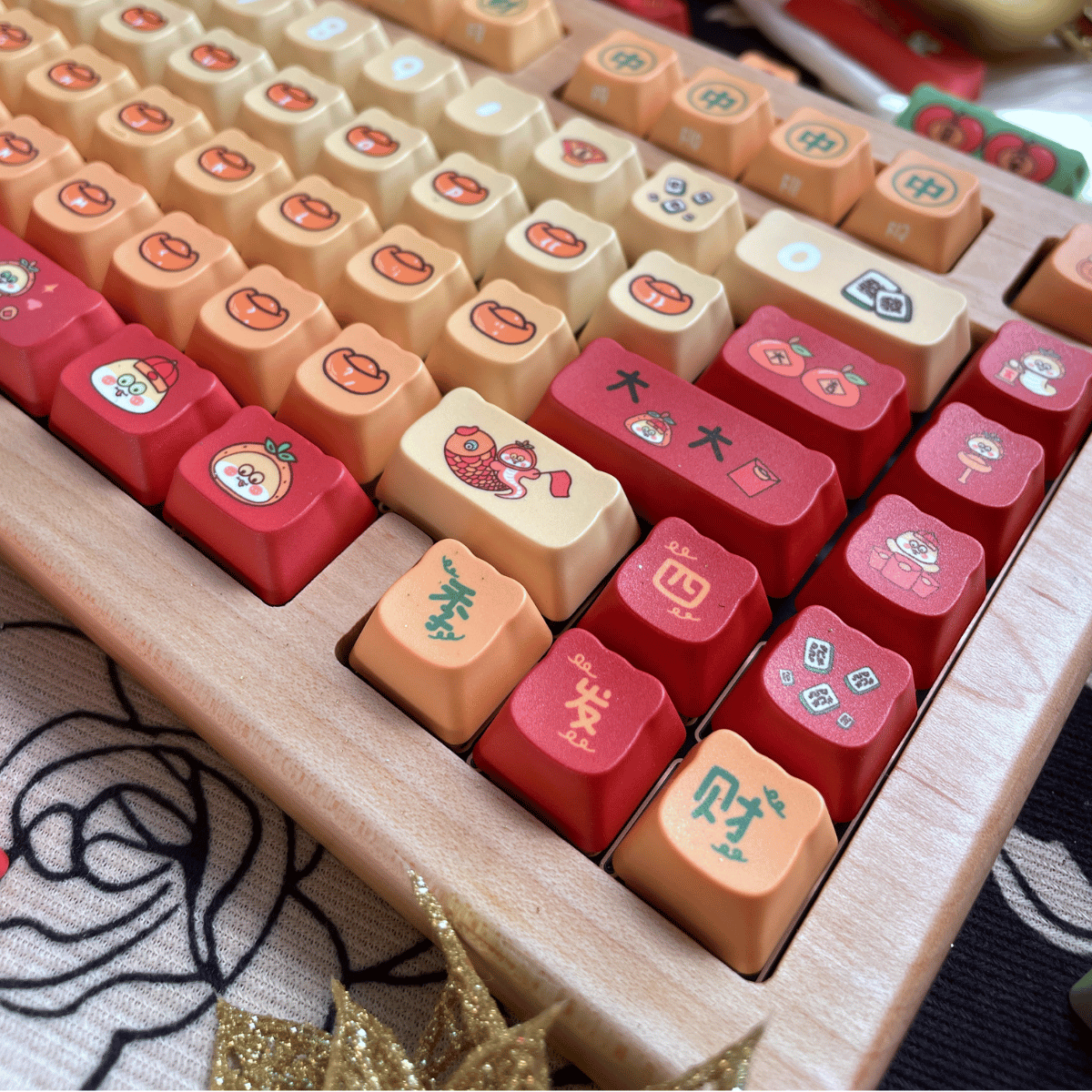 Keycap NDN Lucky Snake PBT Dye-sub PDA Profile