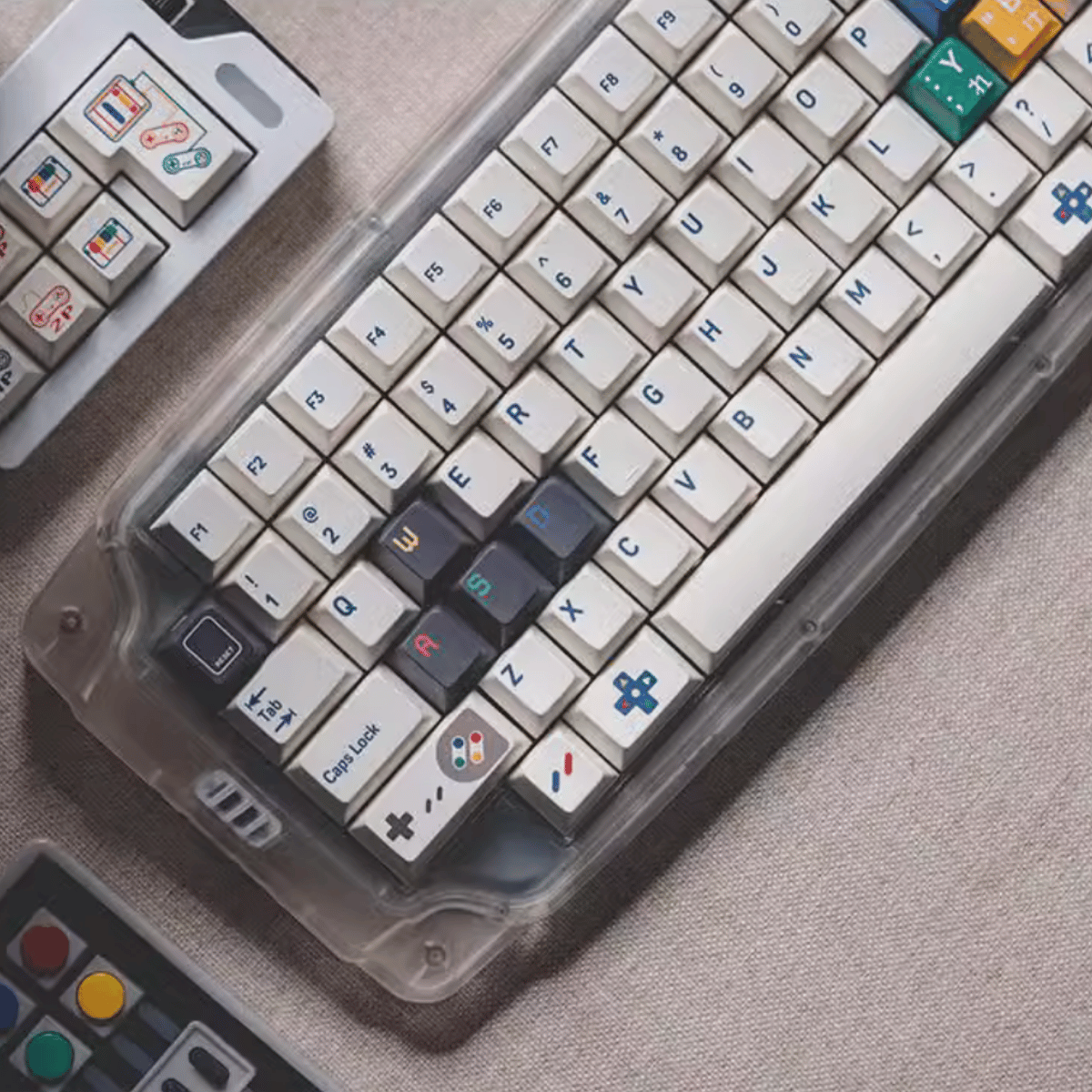 Keycap NDN Retro Game PBT Dye-sub Cherry Profile
