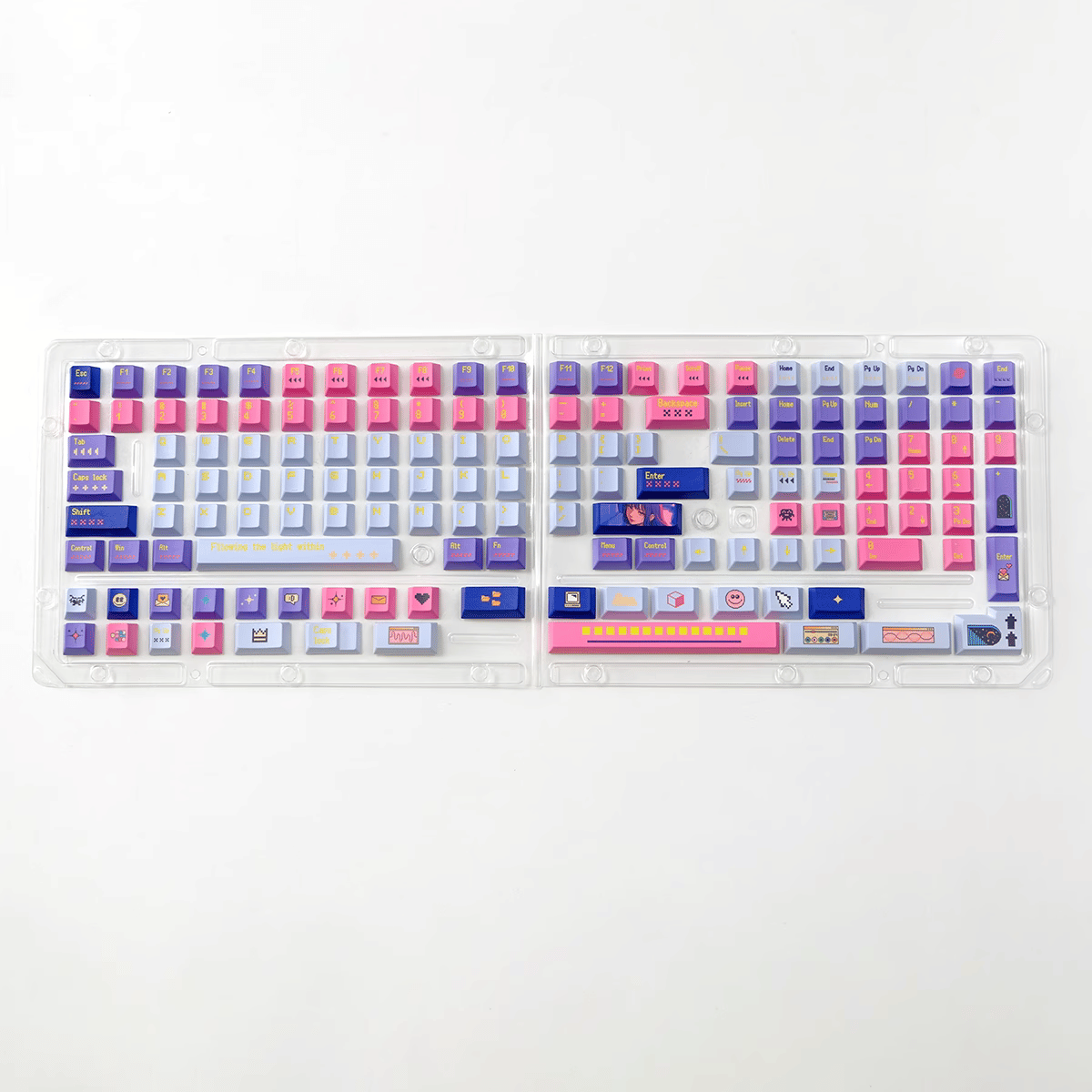 Keycap Pixel Girl PBT Dye-sub Cherry Profile