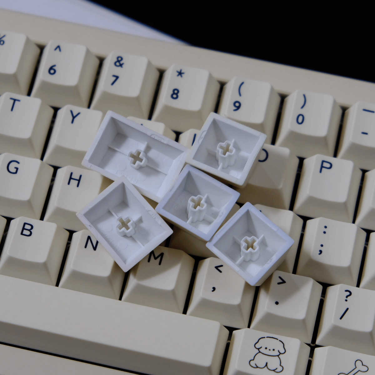 Keycap Puppies PBT Dye-sub Cherry Profile