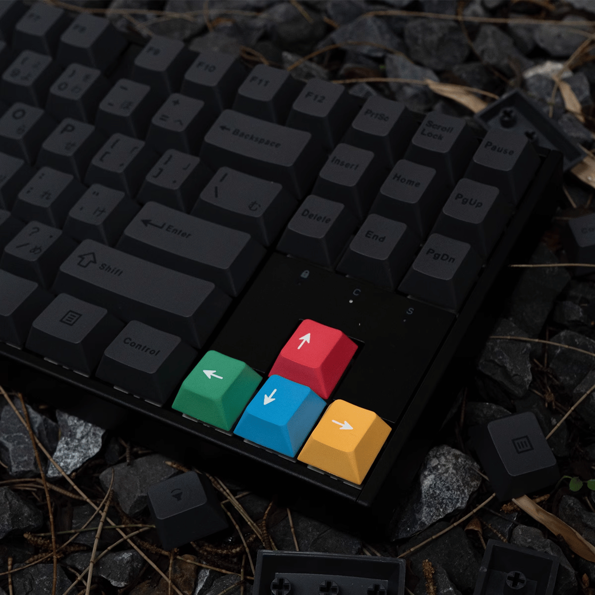 Keycap CMK PBT Black On Gray