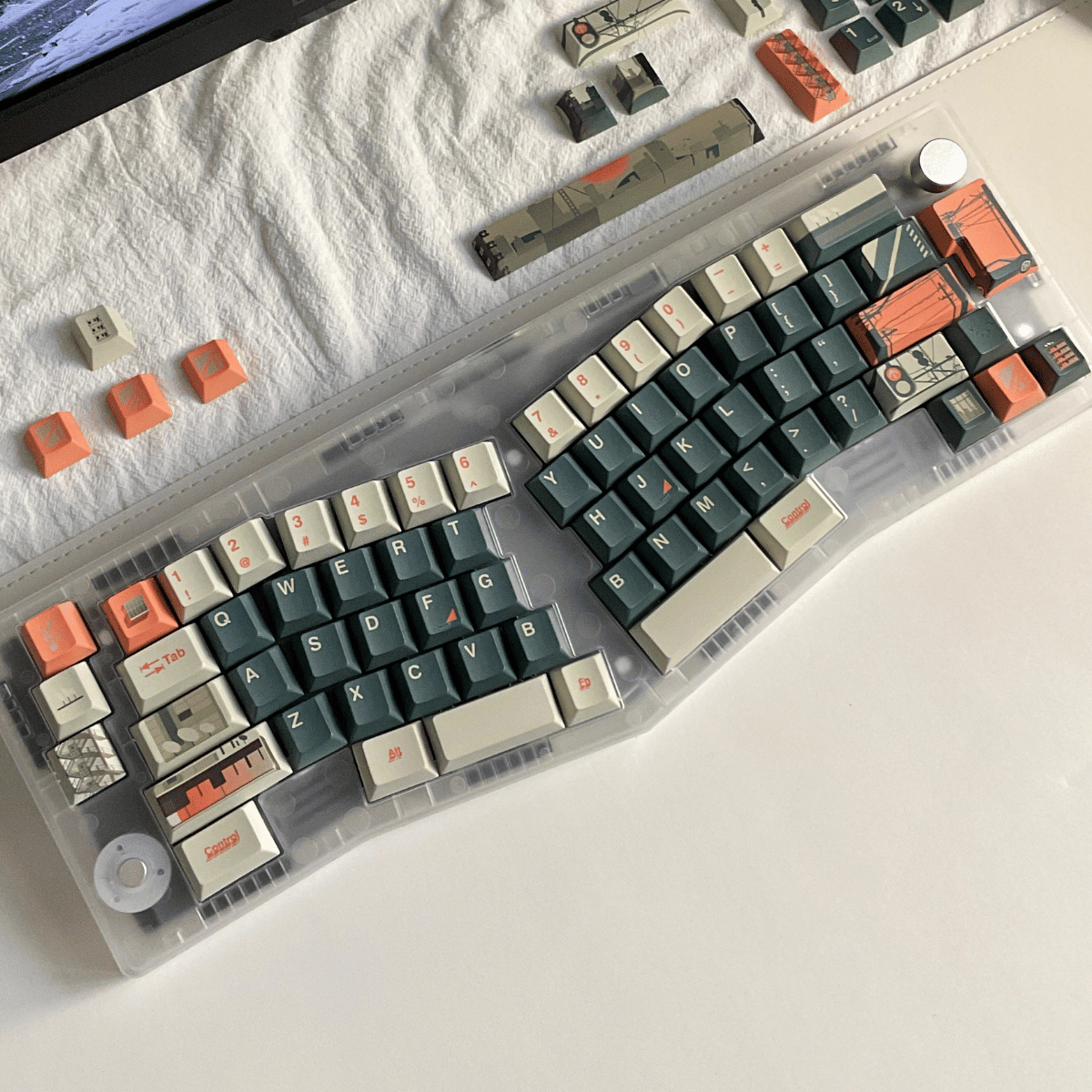 Keycap CMK City Shadow PBT Dye-sub Cherry Profile