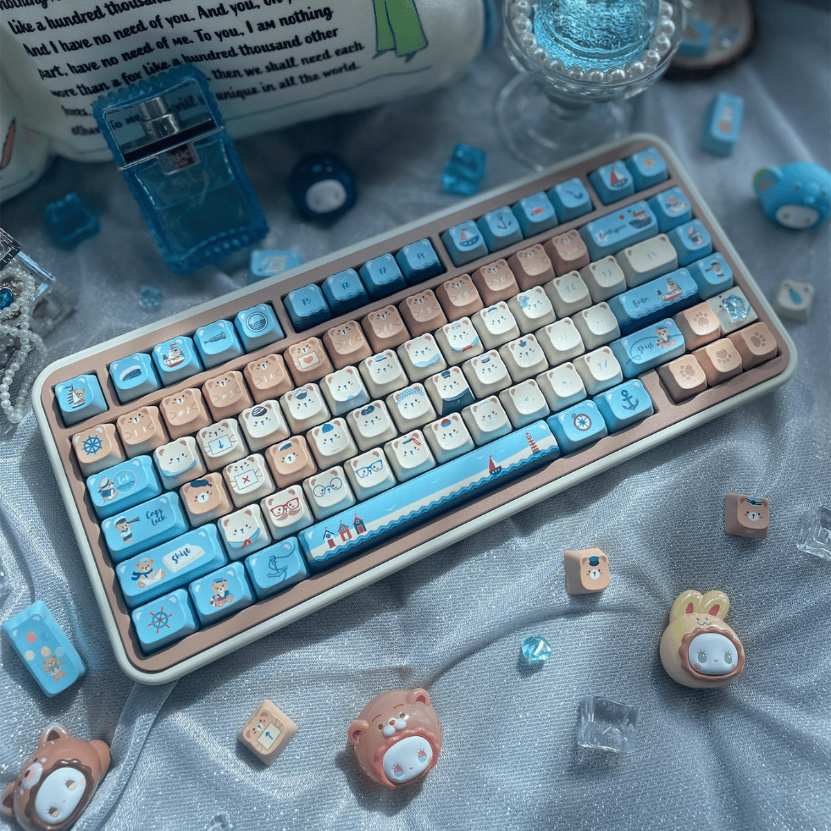Keycap NDN Pirate Bear PBT Dye-sub PDA Profile