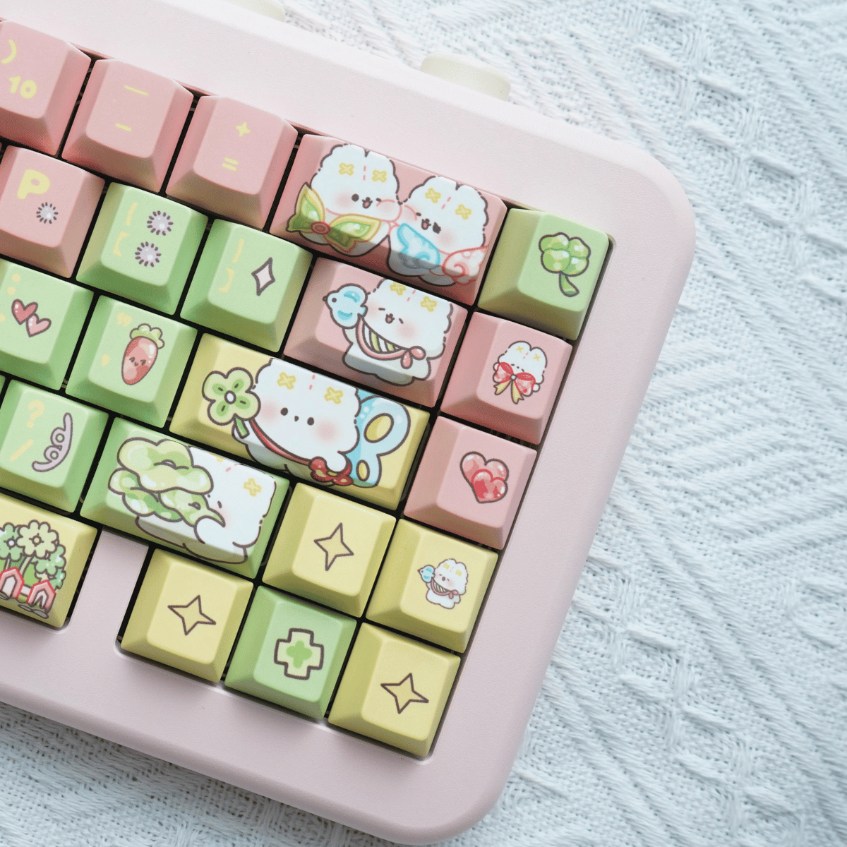Keycap Lucky Bunny PBT Dye-sub Cherry Profile