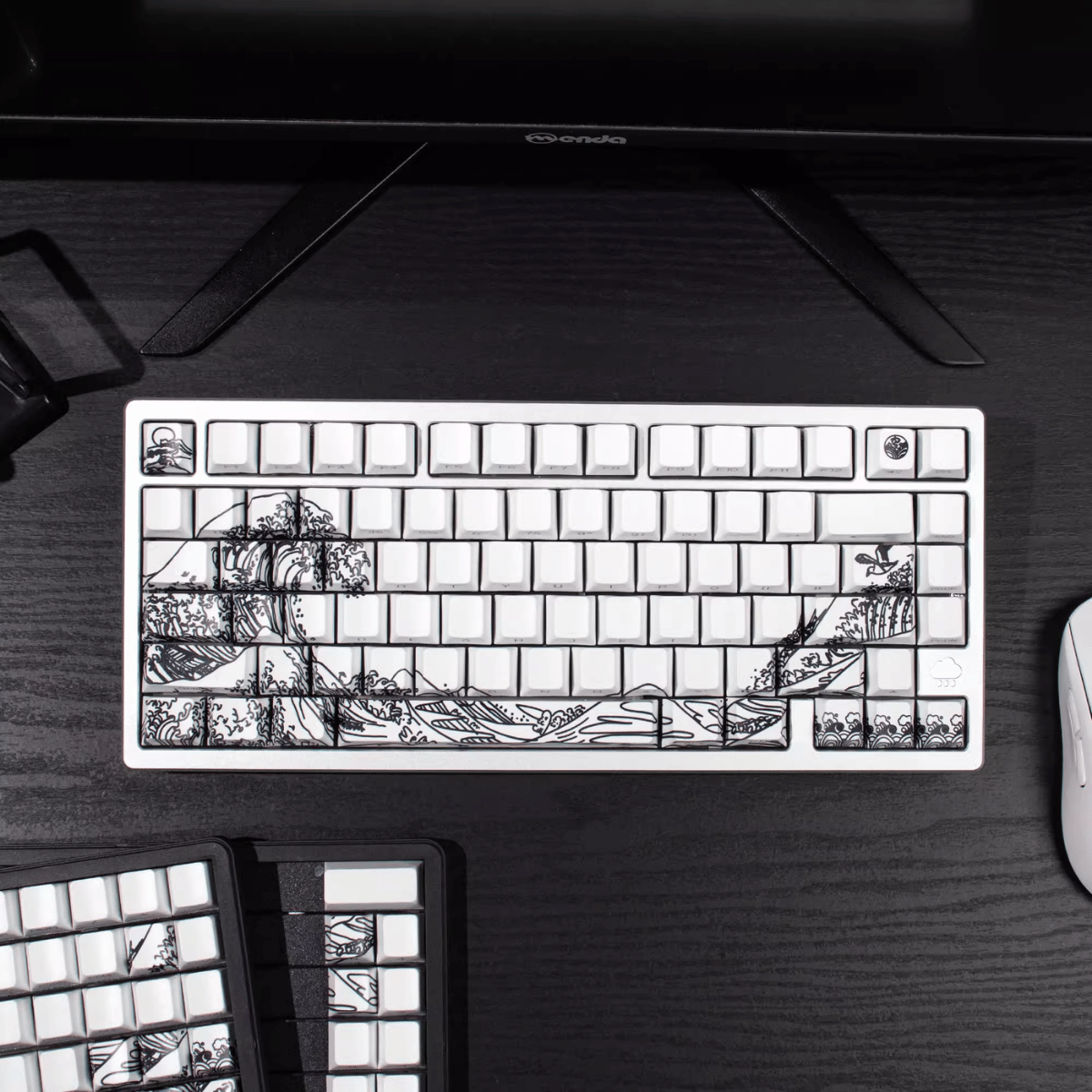 Keycap CMK Wave of Kanagawa PBT Dye-sub Cherry Profile