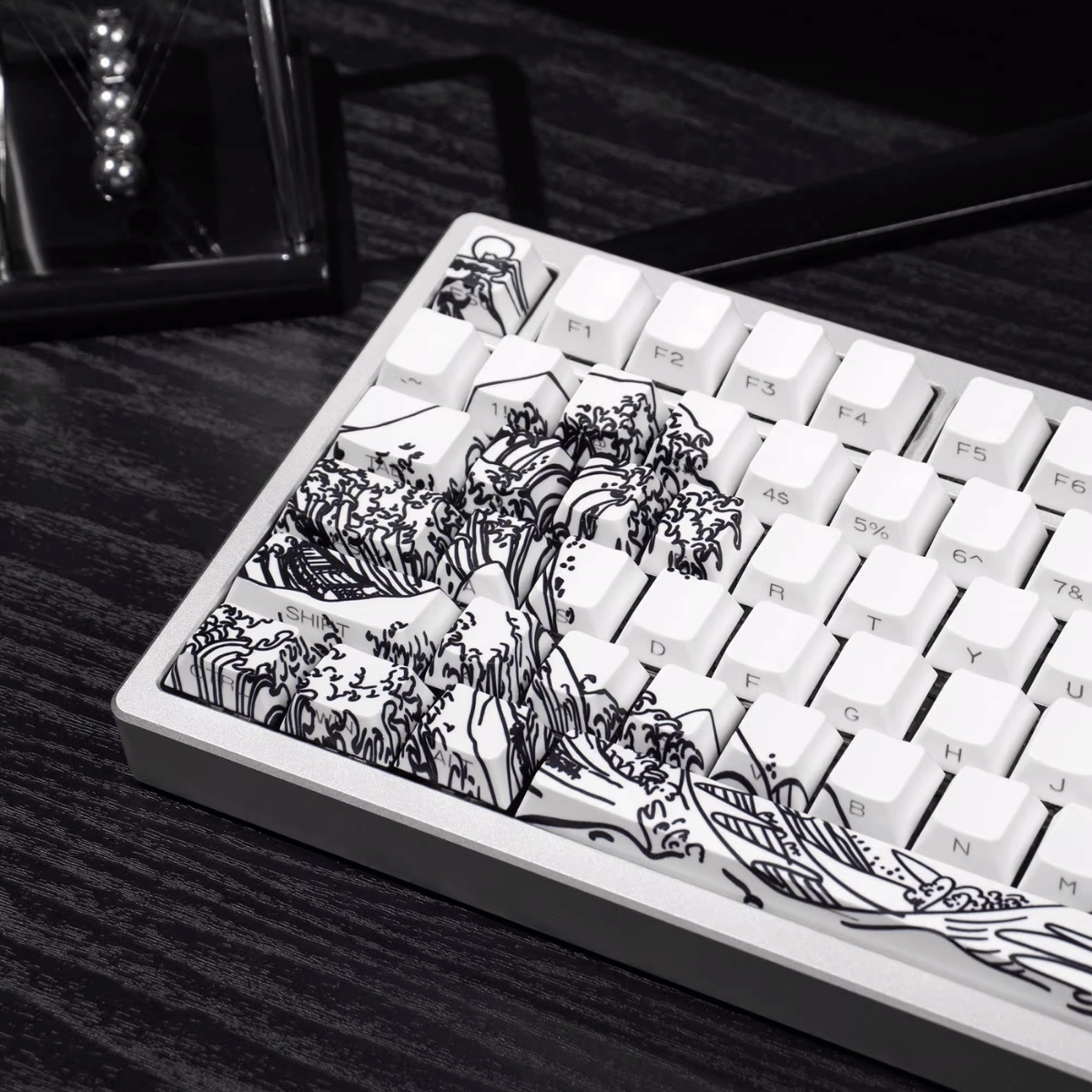 Keycap CMK Wave of Kanagawa PBT Dye-sub Cherry Profile