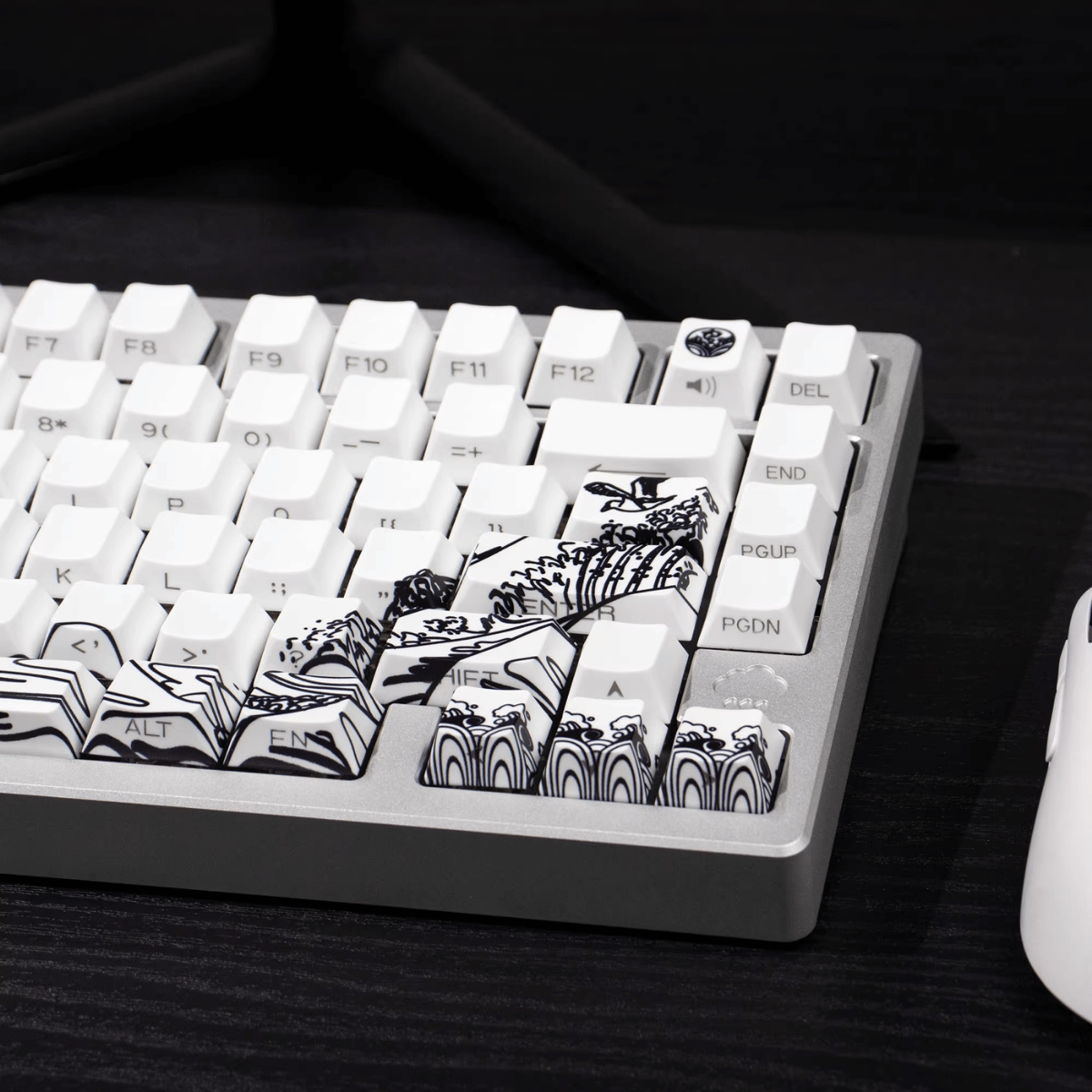 Keycap CMK Wave of Kanagawa PBT Dye-sub Cherry Profile