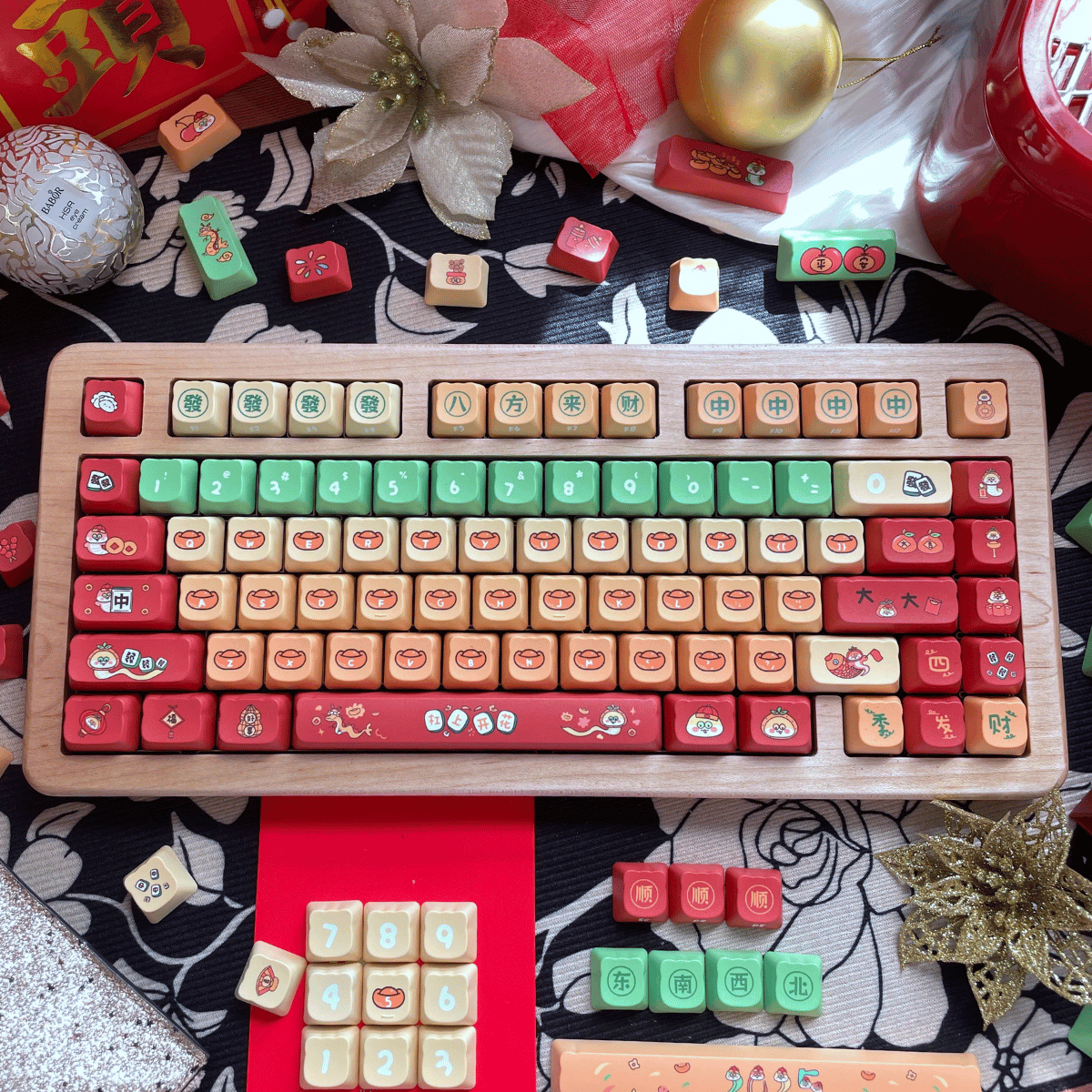 Keycap NDN Lucky Snake PBT Dye-sub PDA Profile