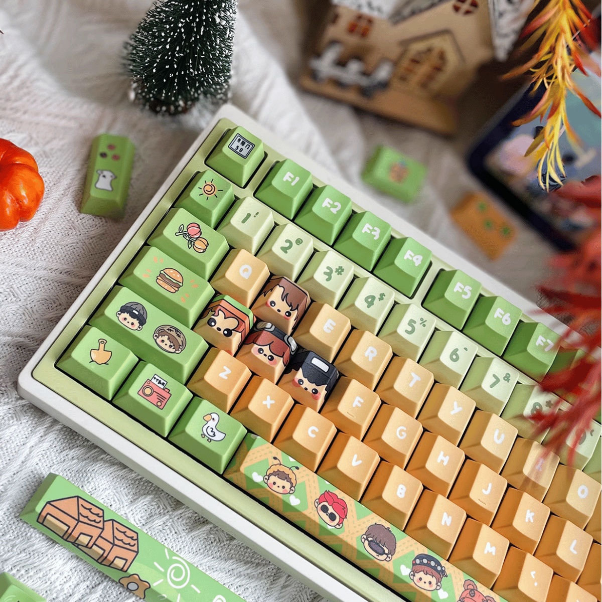 Keycap Farmer PBT Dye-sub Cherry Profile