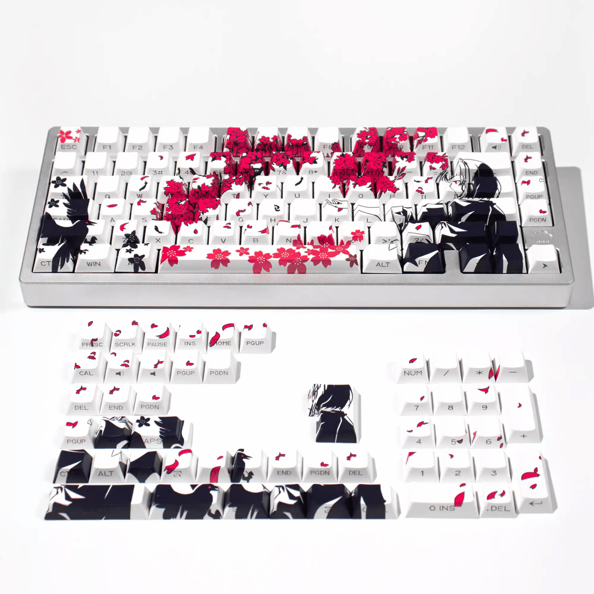 Keycap CMK Makima Sakura PBT Dye-sub Cherry Profile